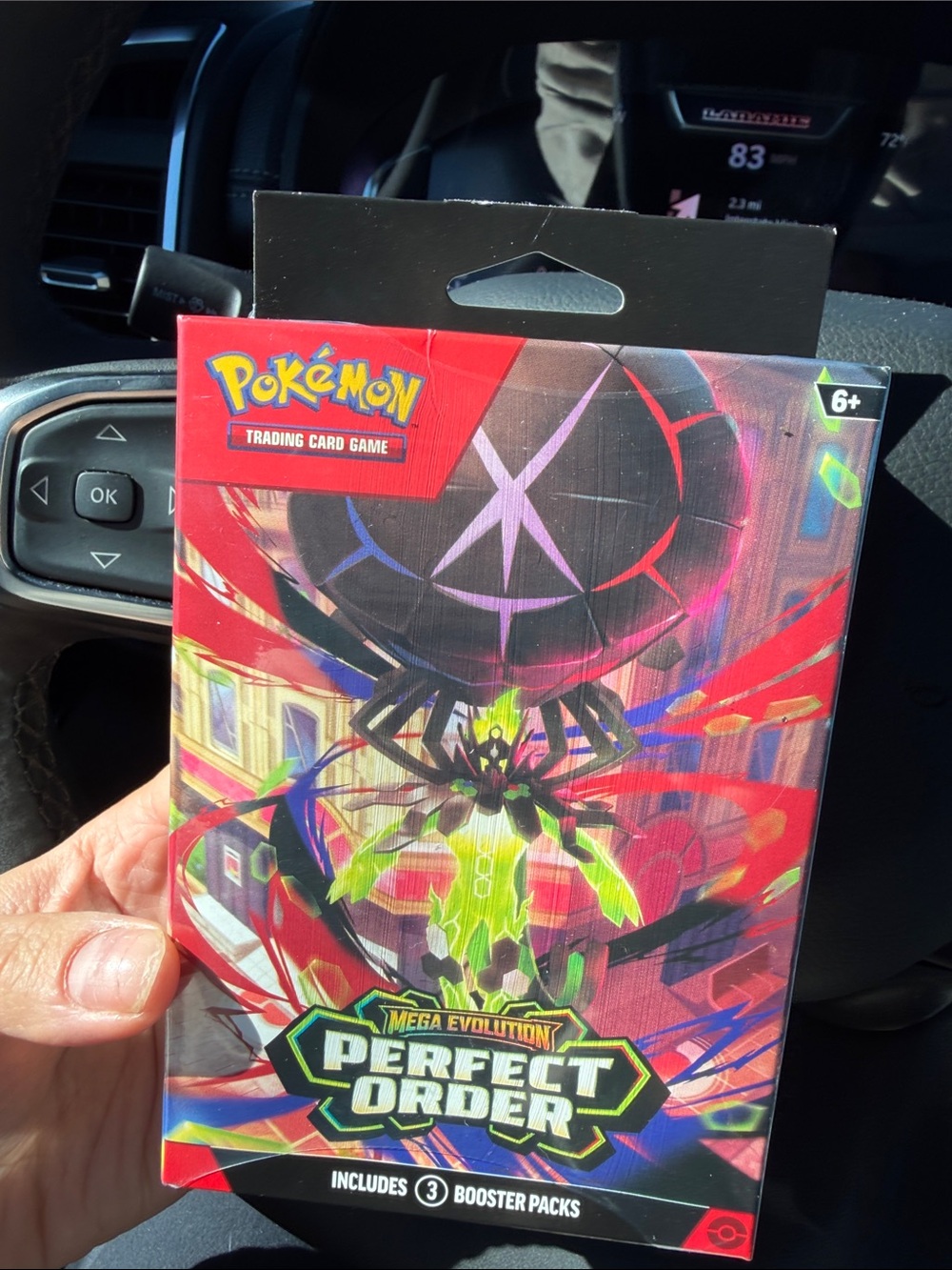 Pokemon Perfect Order Booster Box — Red, Green, Black